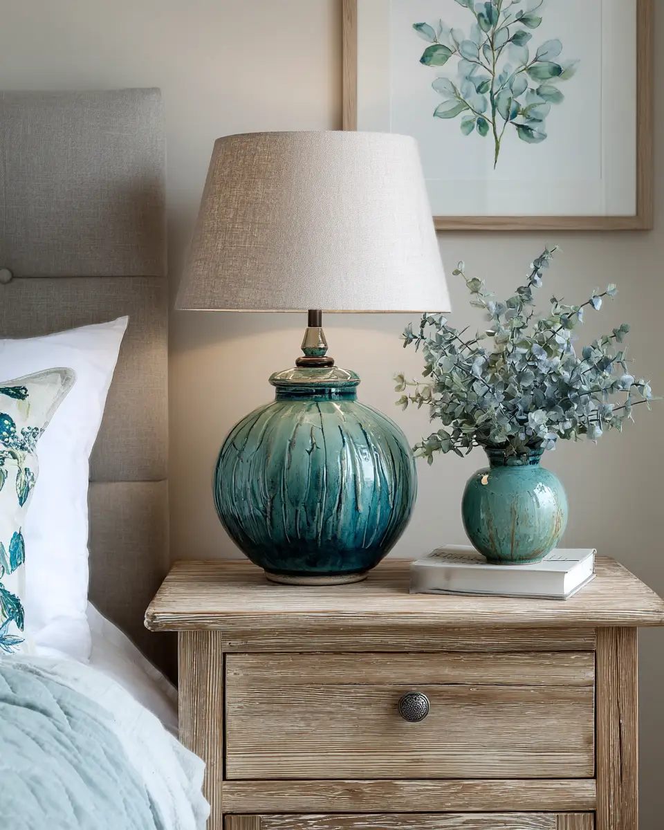 Teal Farmhouse Bedroom Decor Ideas