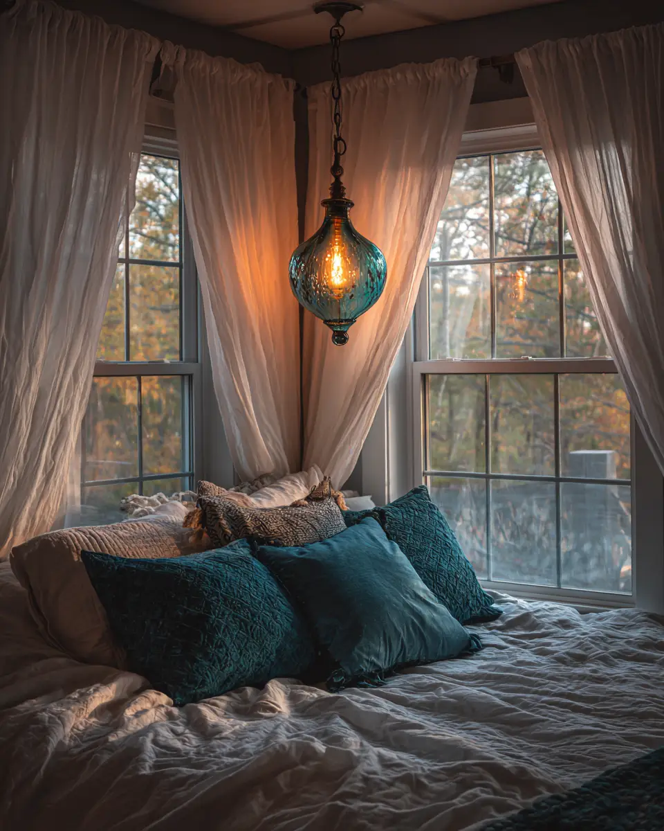 Teal Farmhouse Bedroom Decor Ideas