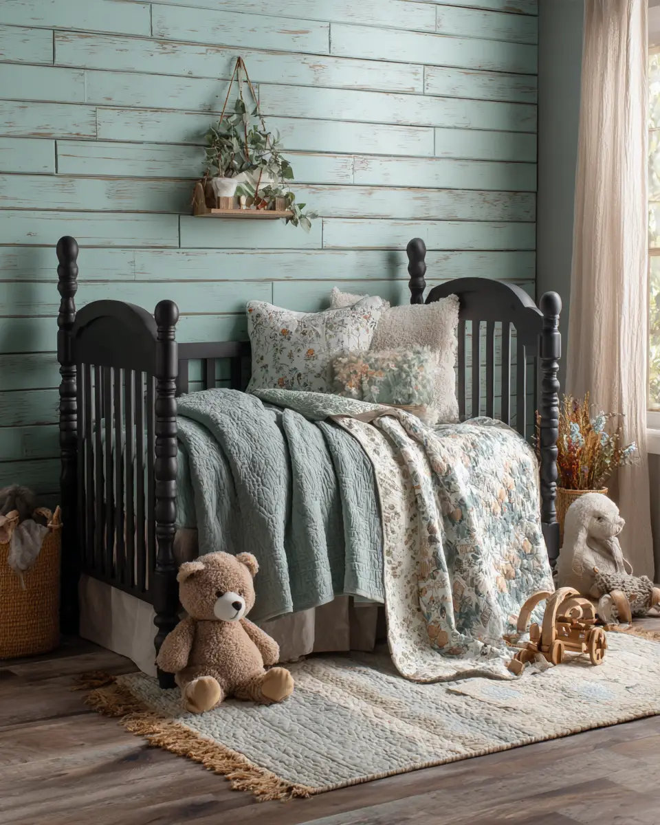 Teal Farmhouse Nursery Decor Ideas