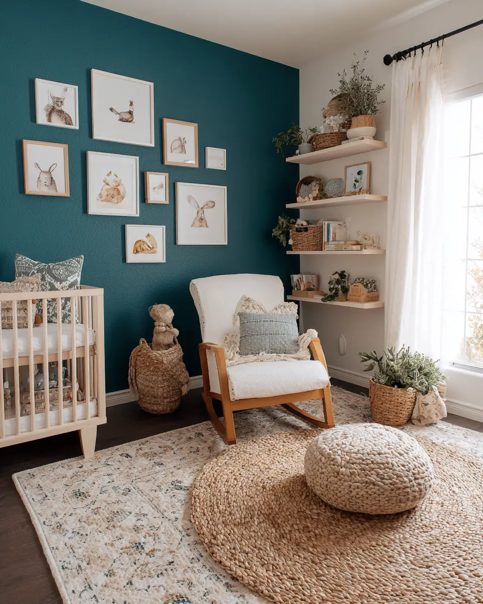 Teal Farmhouse Nursery Decor Ideas