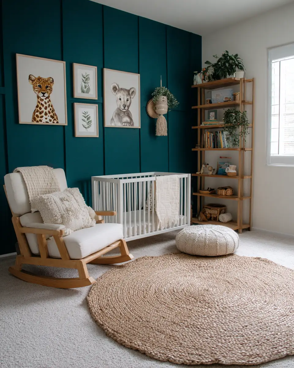 Teal Farmhouse Nursery Decor Ideas
