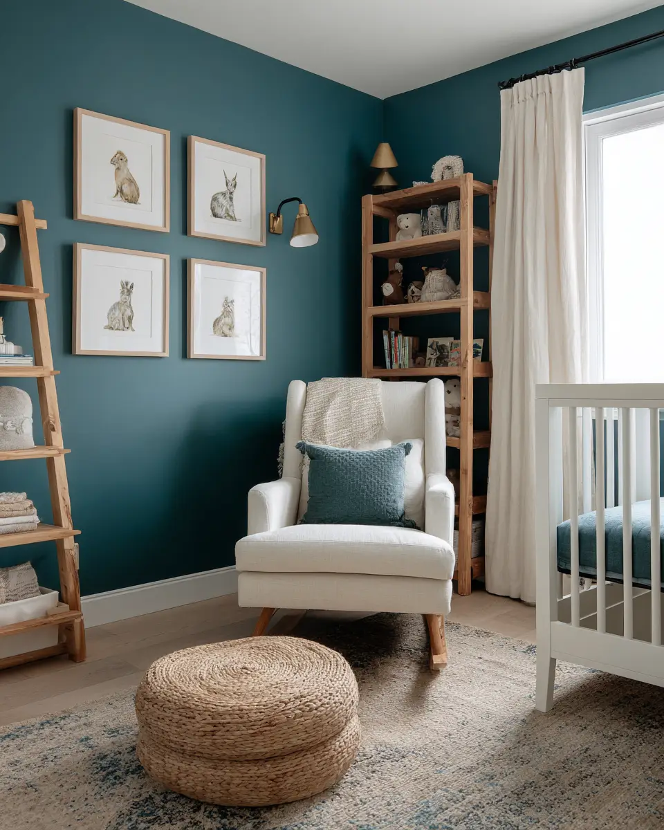 Teal Farmhouse Nursery Decor Ideas