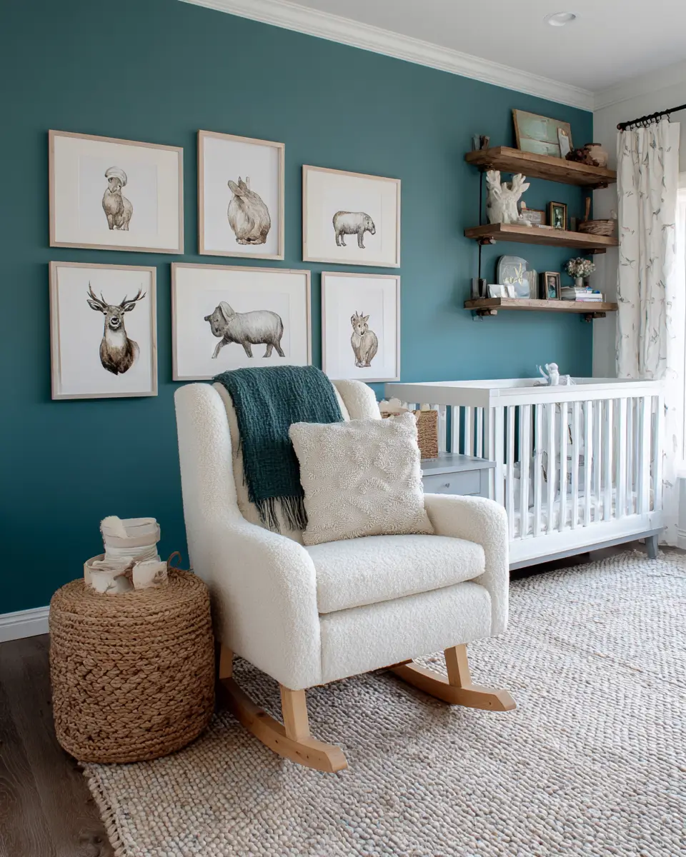Teal Farmhouse Nursery Decor Ideas