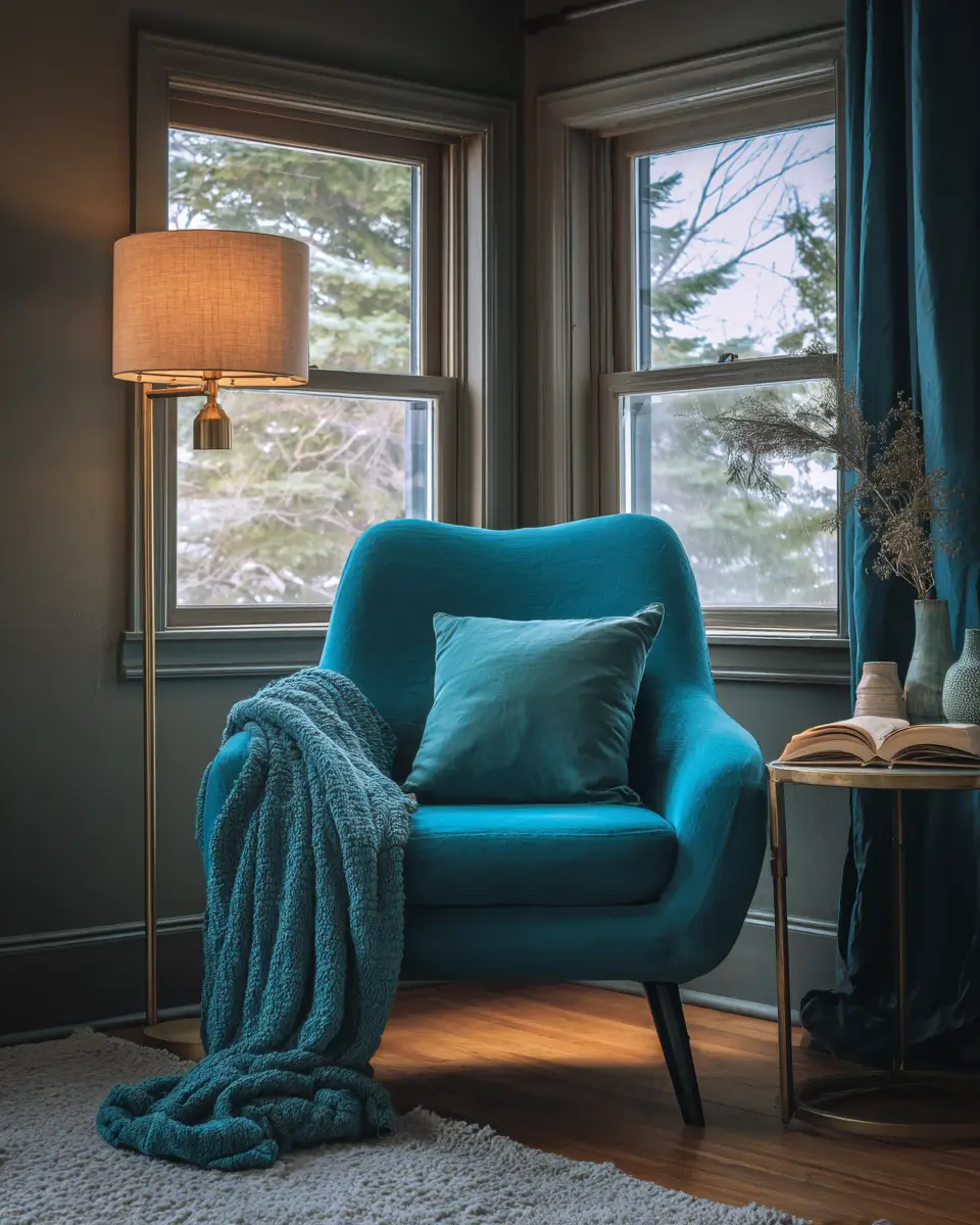 Teal Japandi Bedroom Decor Ideas