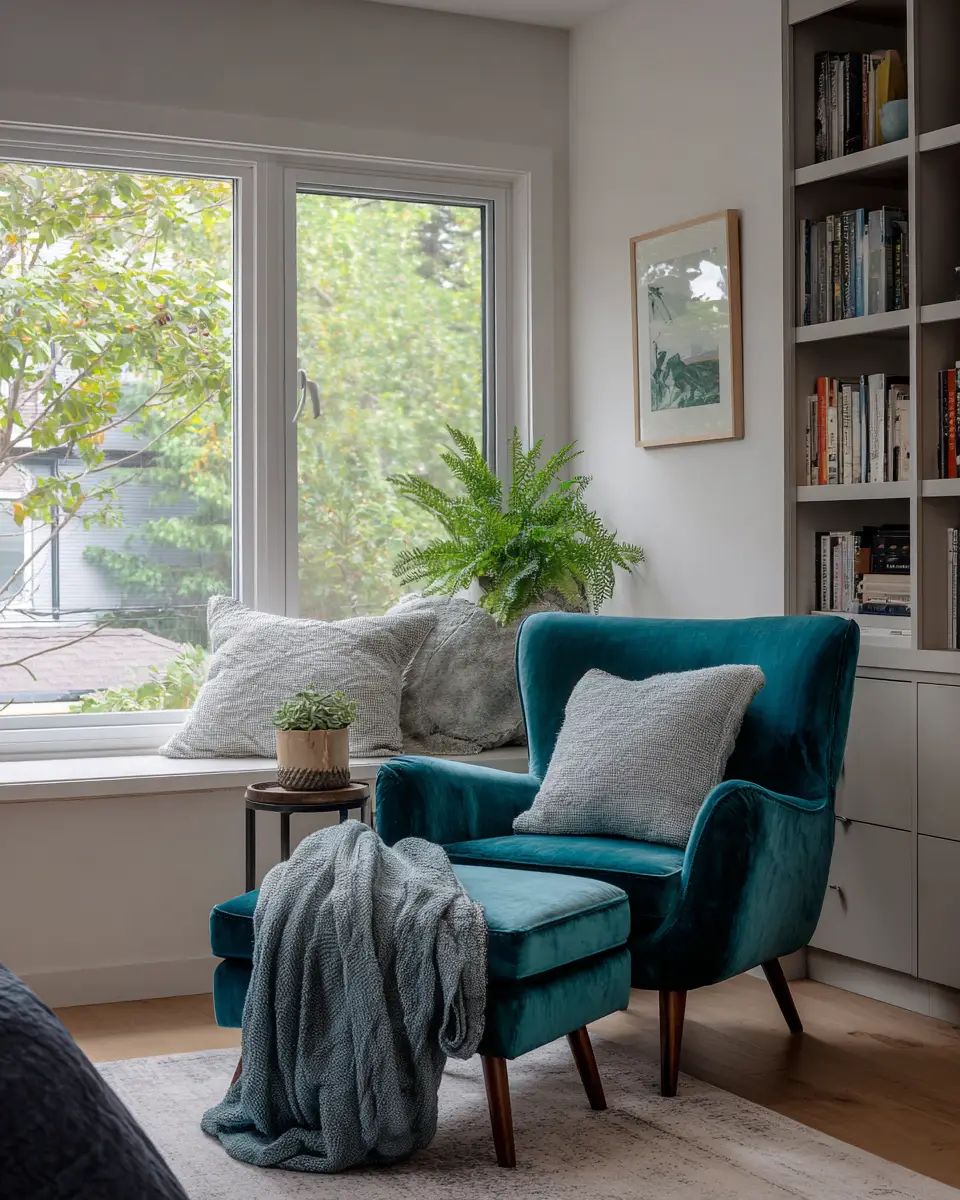 Teal Japandi Bedroom Decor Ideas