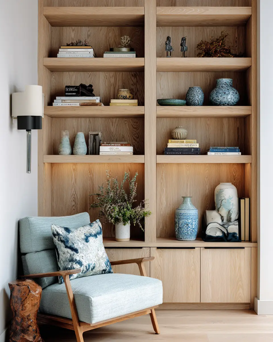 Teal Japandi Bedroom Decor Ideas