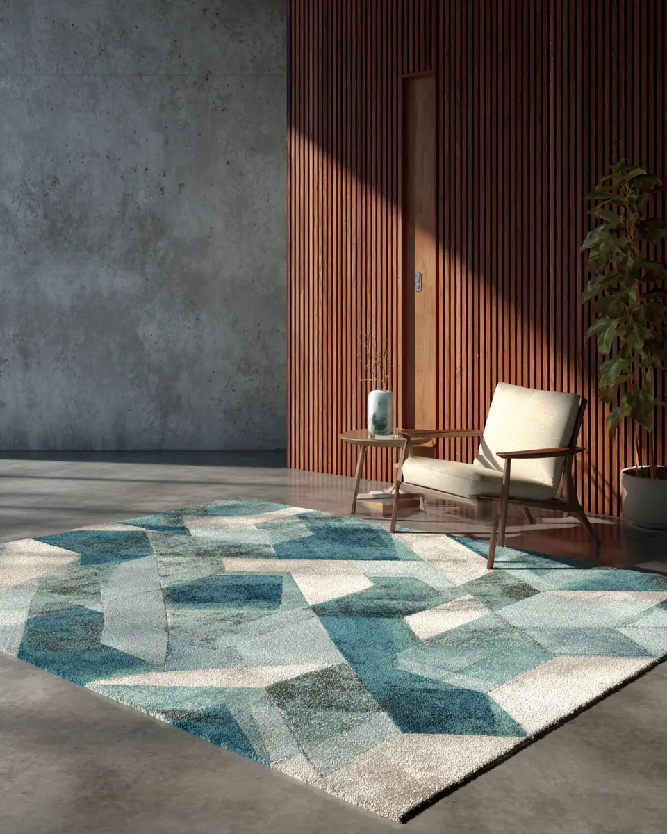 Teal Mid-Century Modern Garage Decor Ideas