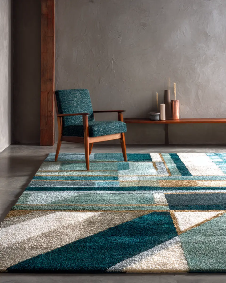 Teal Mid-Century Modern Garage Decor Ideas