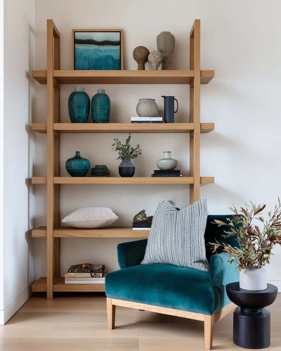 Teal Minimalist Living Room Decor Ideas