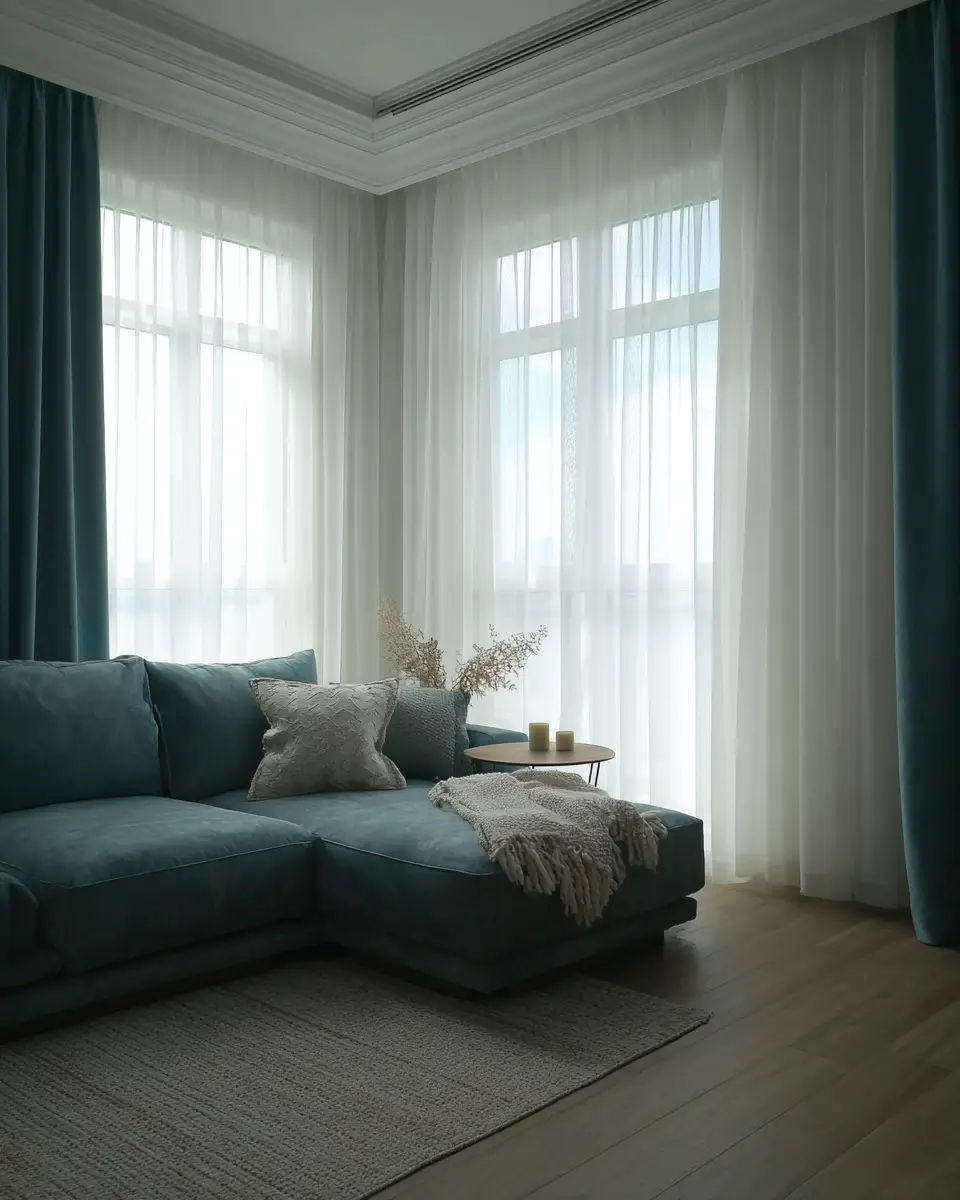 Teal Minimalist Living Room Decor Ideas