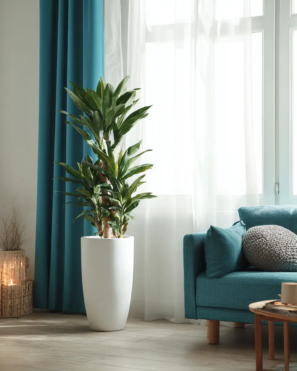 Teal Minimalist Living Room Decor Ideas
