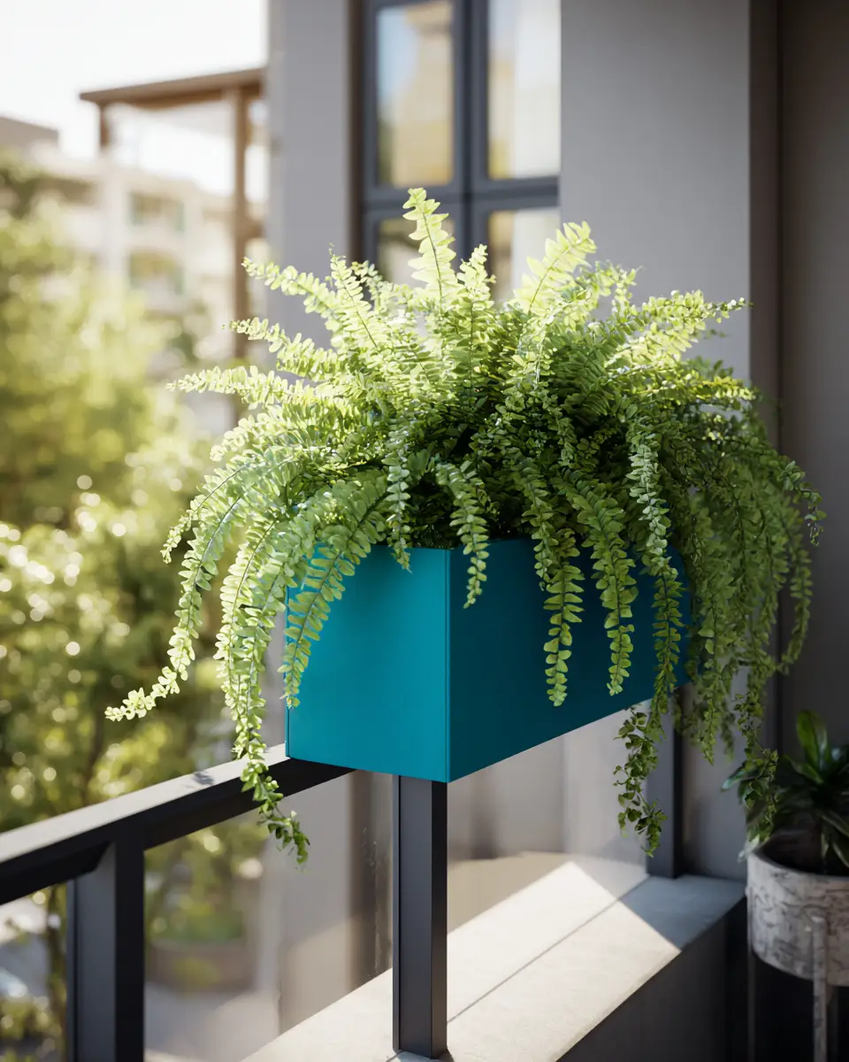 Teal Modern Balcony Decor Ideas