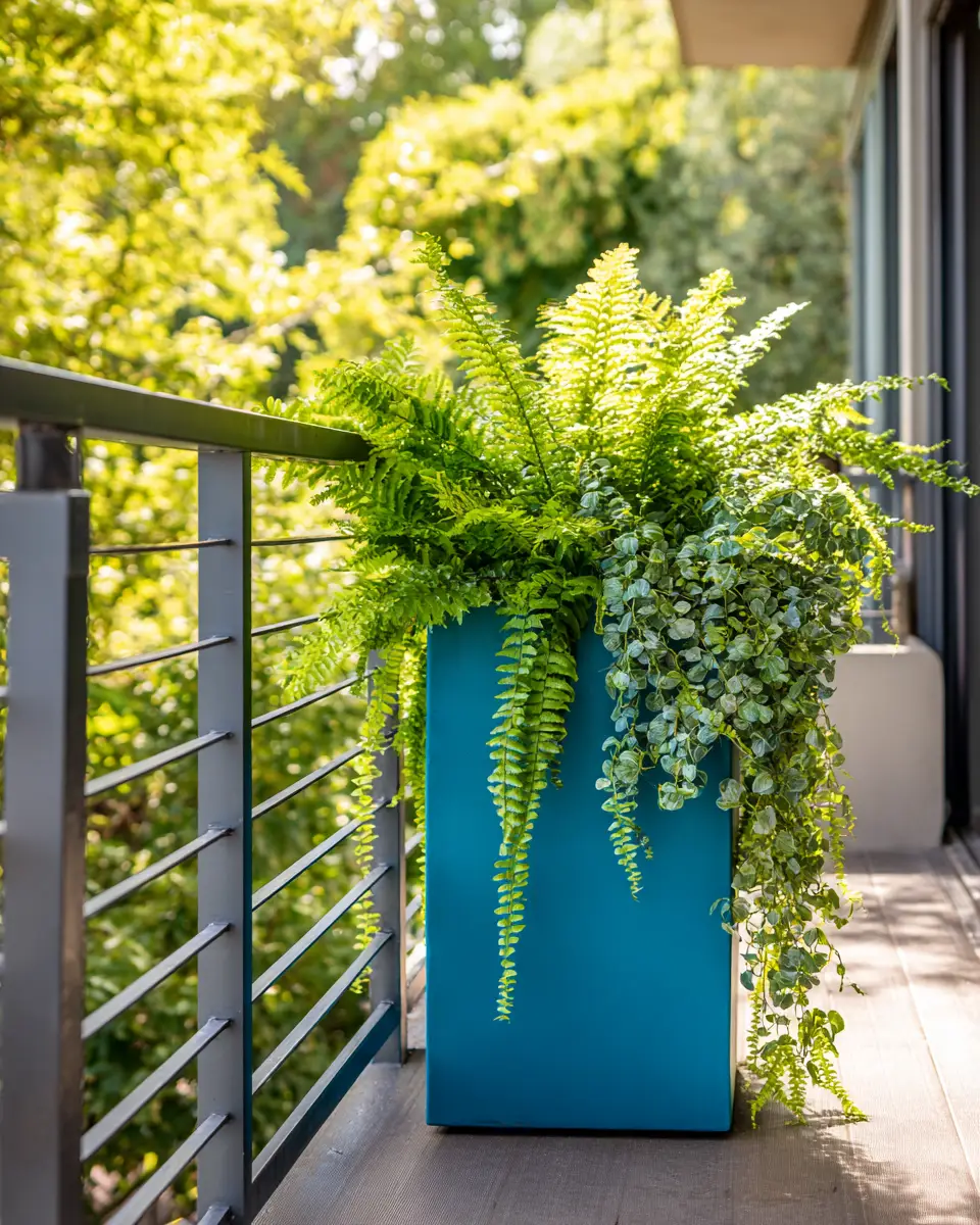 Teal Modern Balcony Decor Ideas