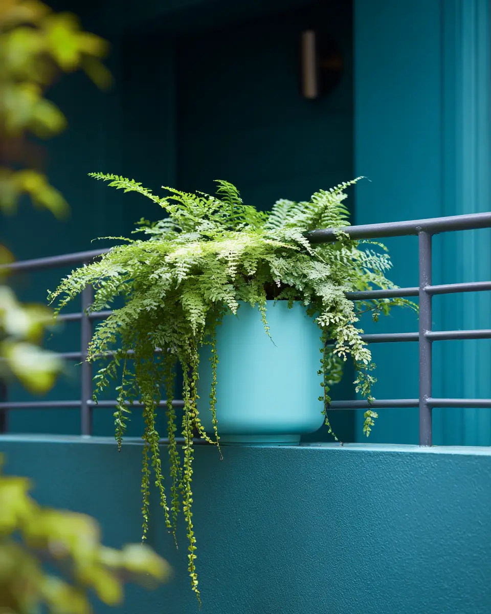 Teal Modern Balcony Decor Ideas