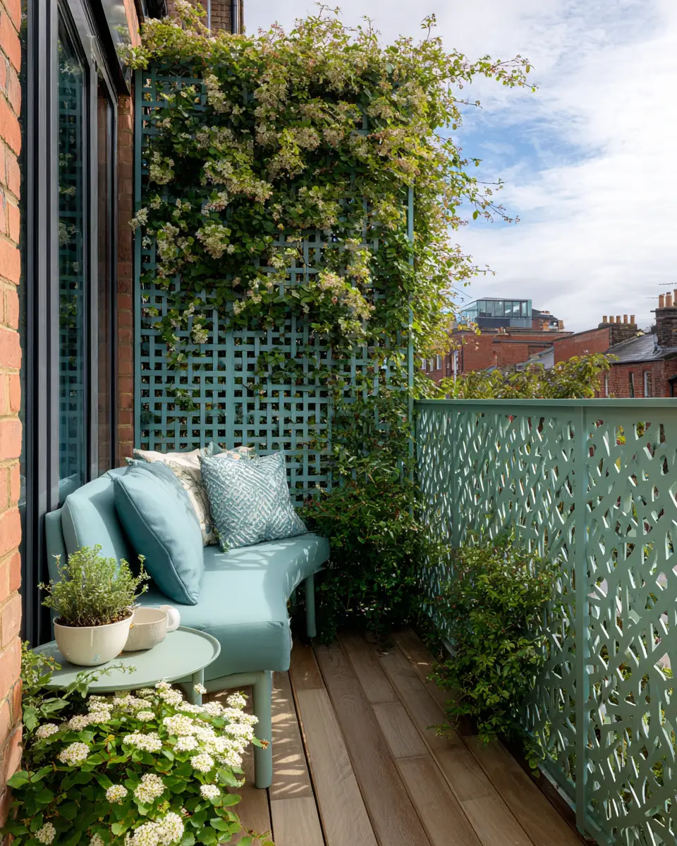 Teal Modern Balcony Decor Ideas