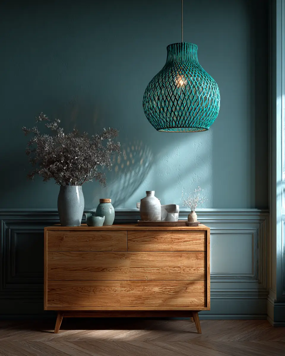 Teal Scandinavian Bedroom Decor Ideas