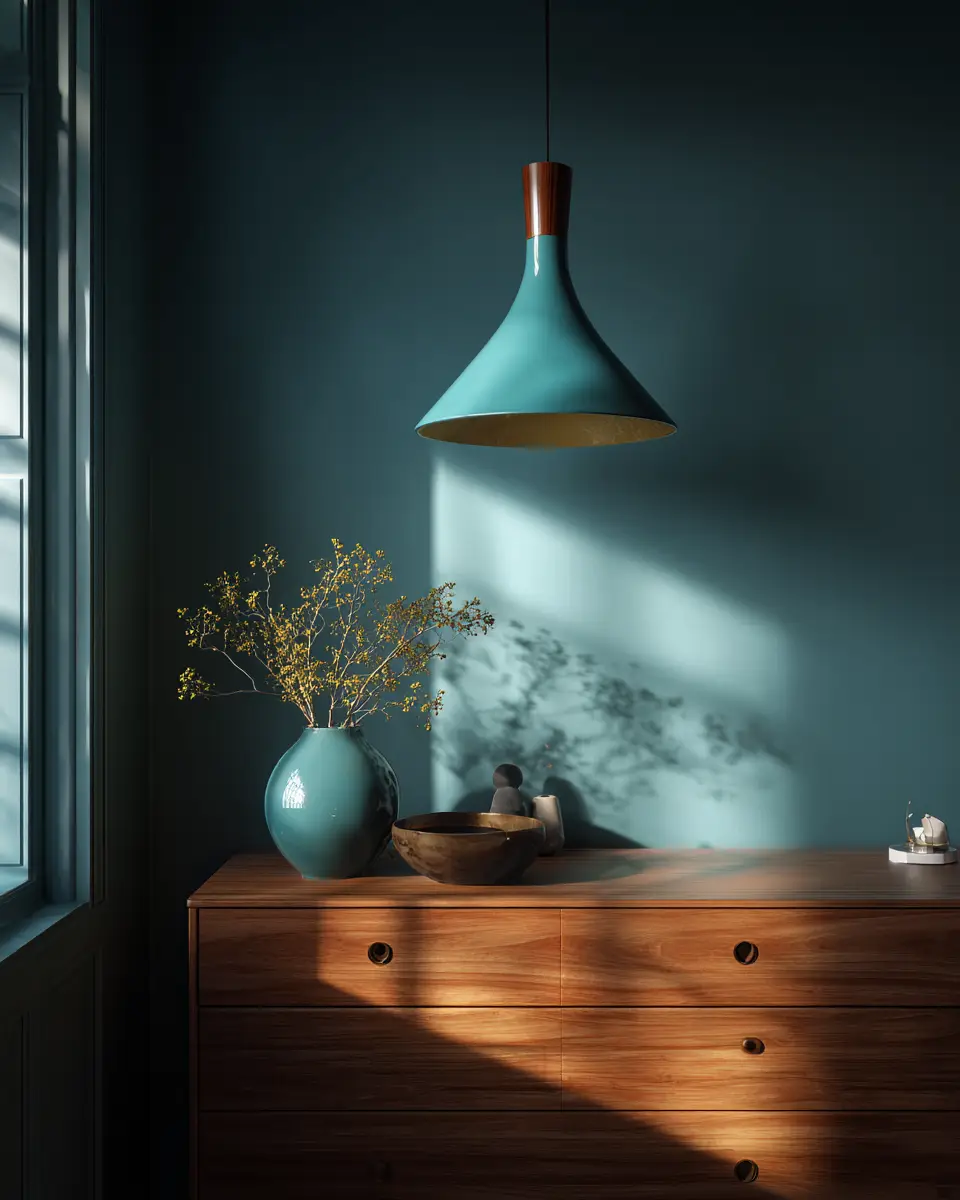 Teal Scandinavian Bedroom Decor Ideas