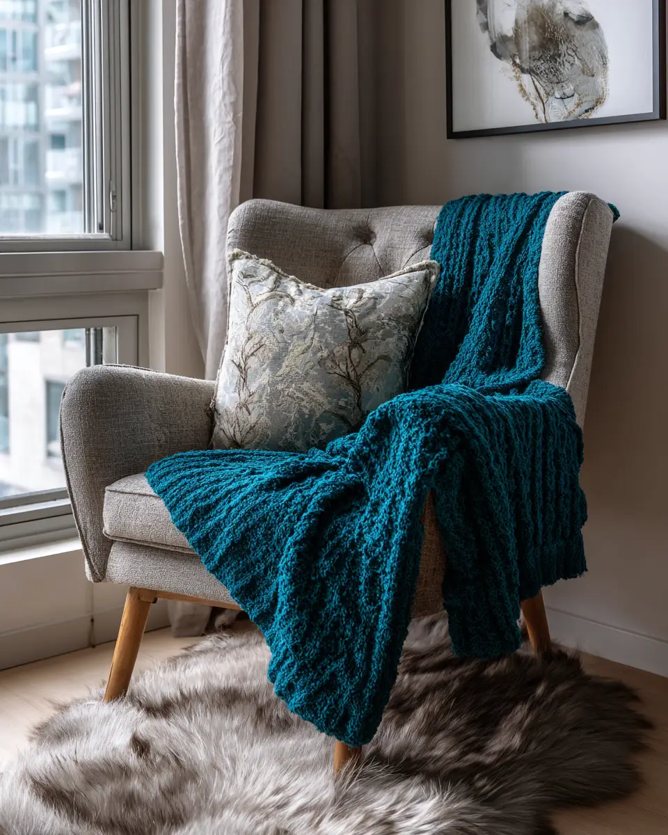 Teal Scandinavian Bedroom Decor Ideas