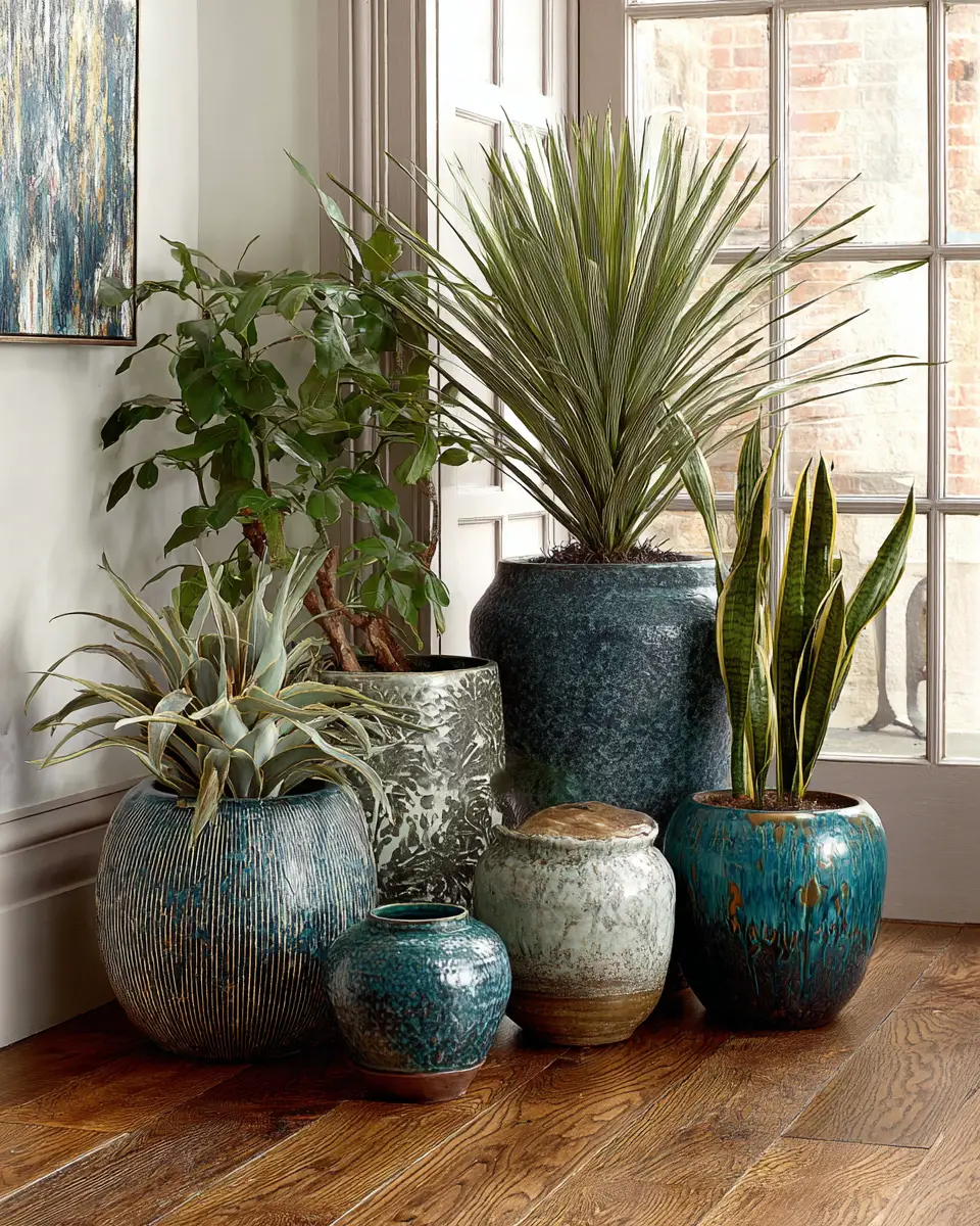 Teal Transitional Living Room Decor Ideas