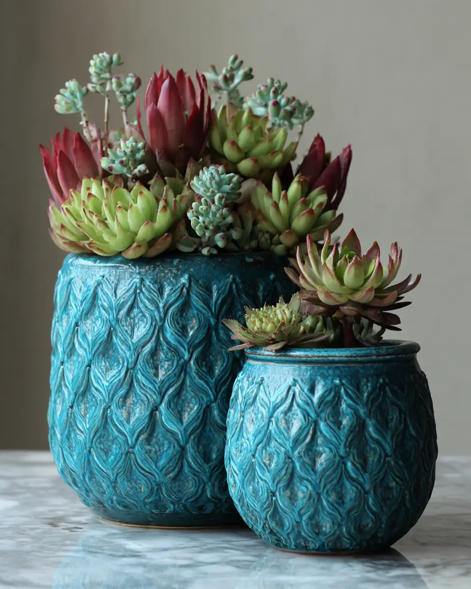 Teal Vintage Garden Decor Ideas