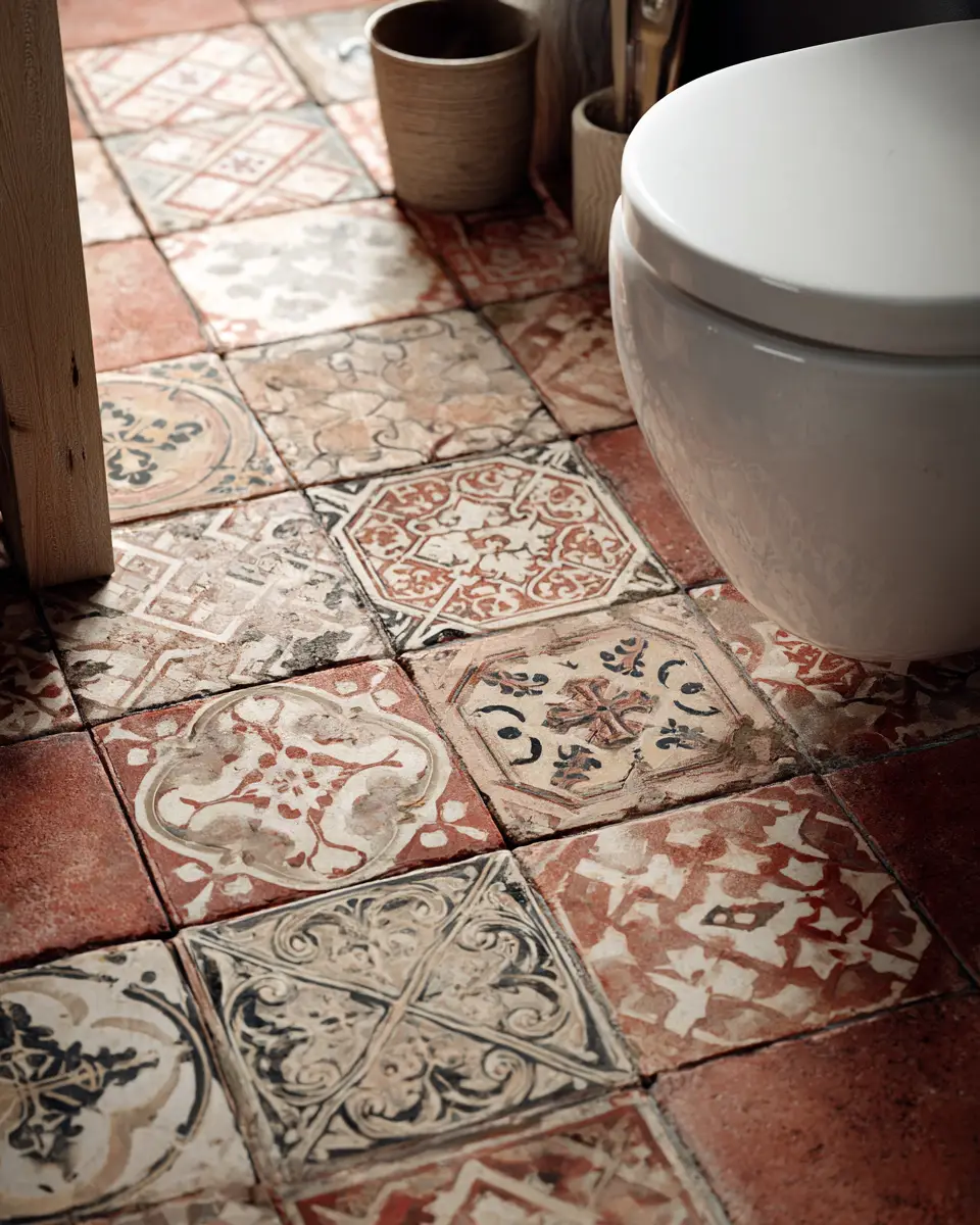 Terracotta Bathroom Decor Ideas - Featured