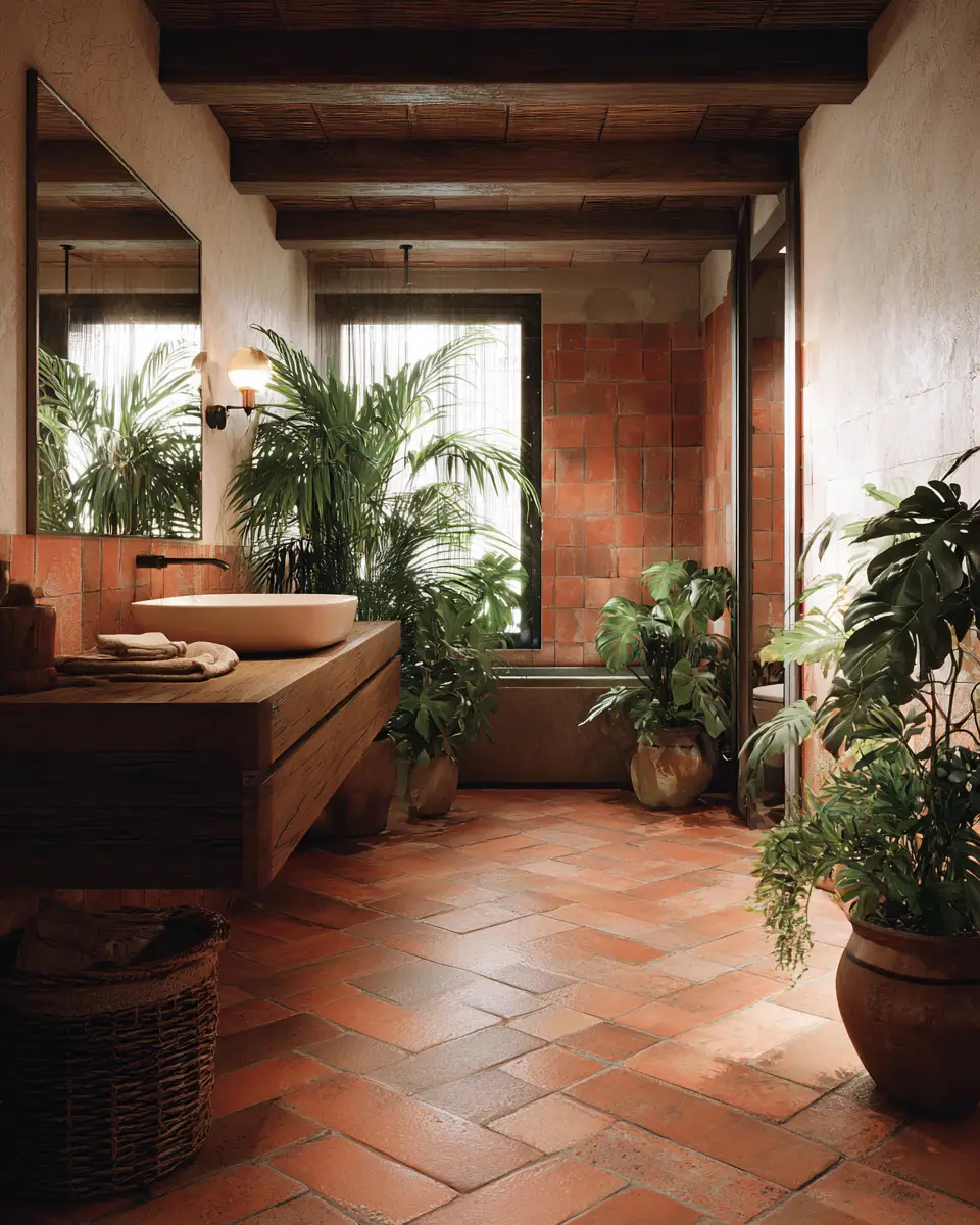 Terracotta Bathroom Decor Ideas