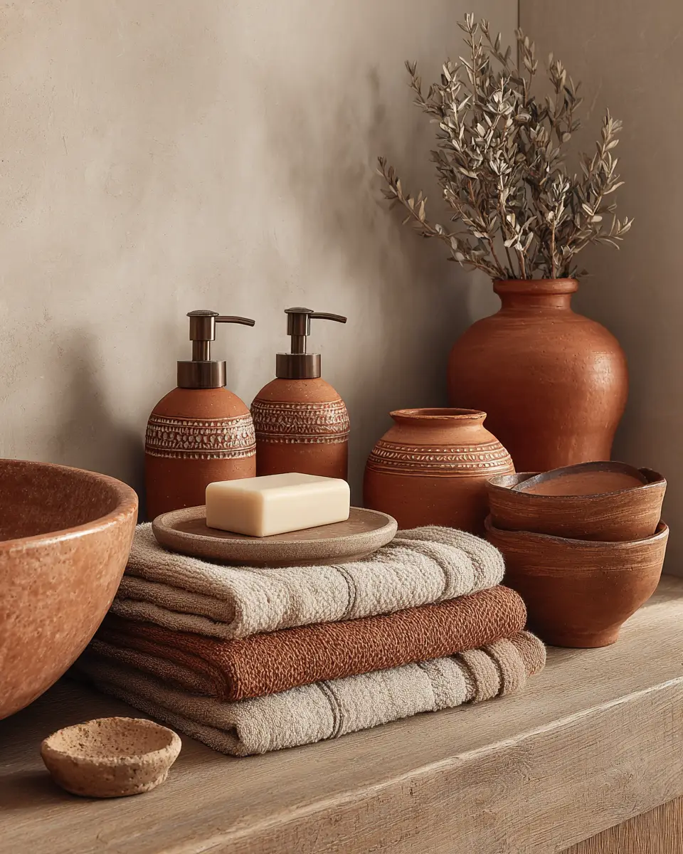 Terracotta Bathroom Decor Ideas