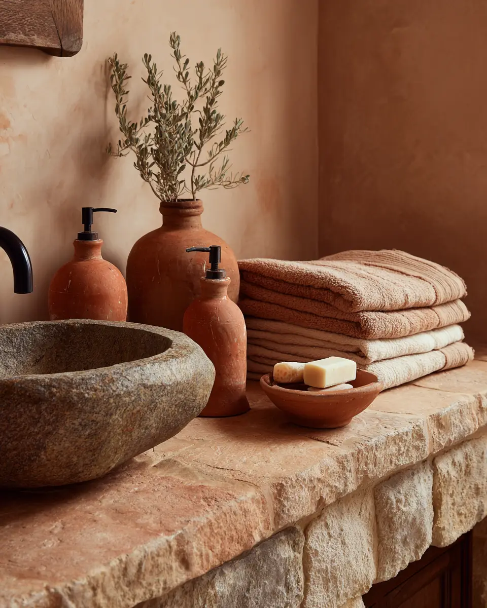 Terracotta Bathroom Decor Ideas