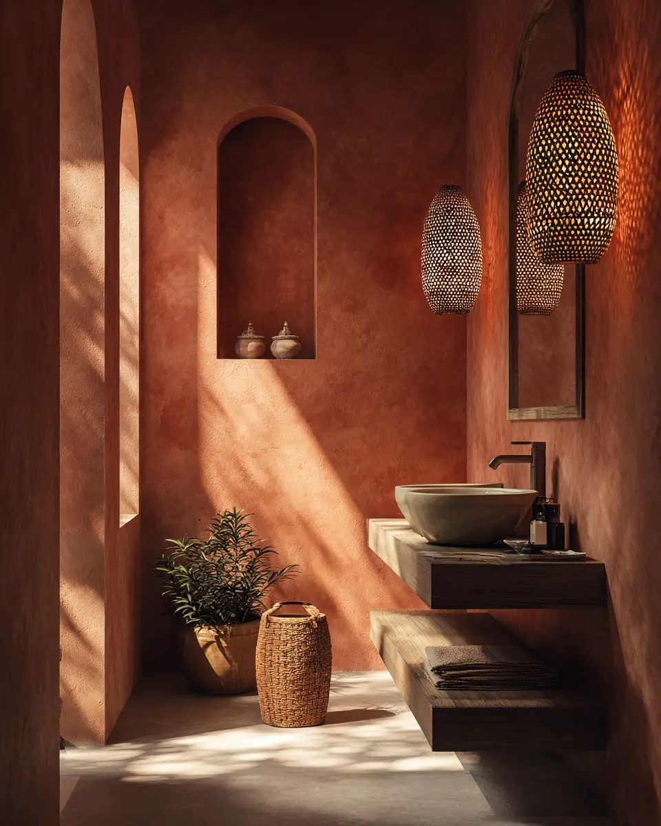 Terracotta Bathroom Decor Ideas