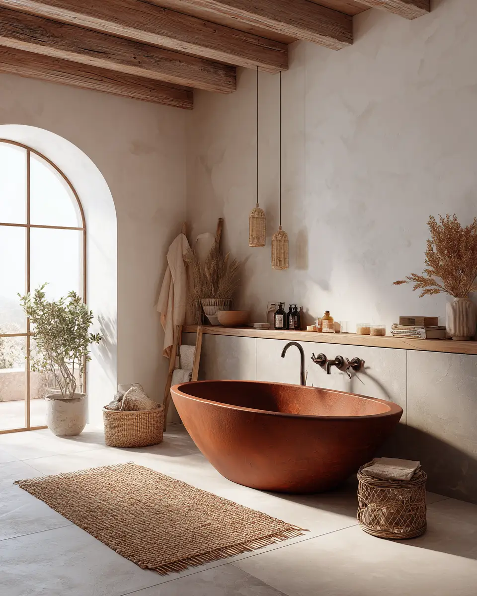 Terracotta Bathroom Decor Ideas