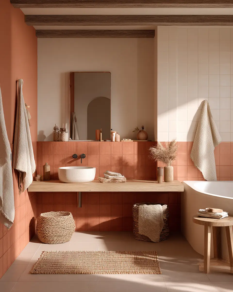 Terracotta Bathroom Decor Ideas