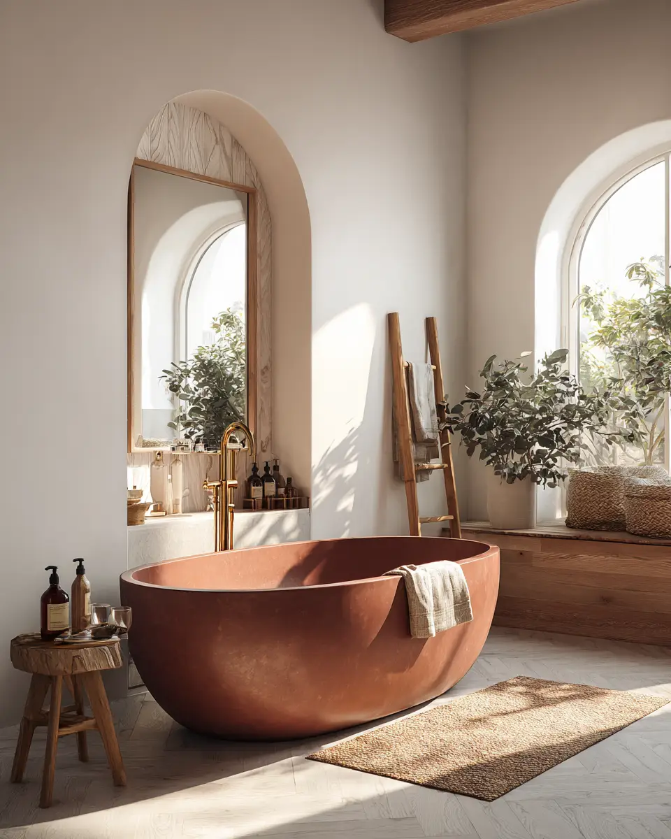 Terracotta Bathroom Decor Ideas