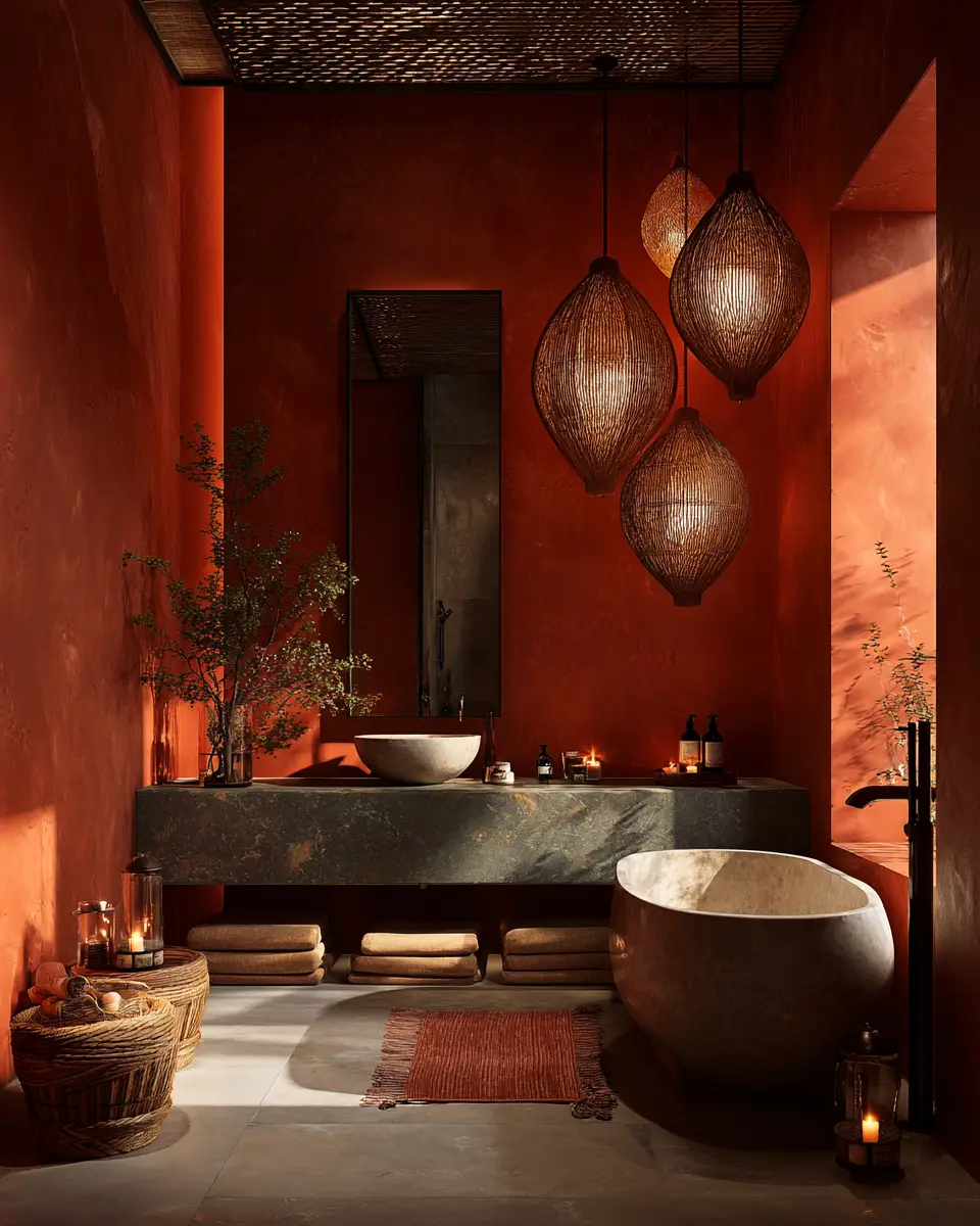 Terracotta Bathroom Decor Ideas