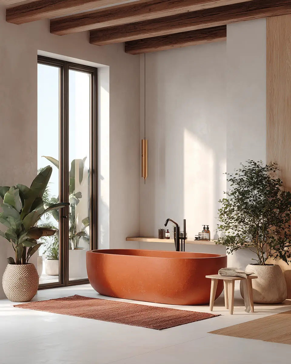 Terracotta Bathroom Decor Ideas