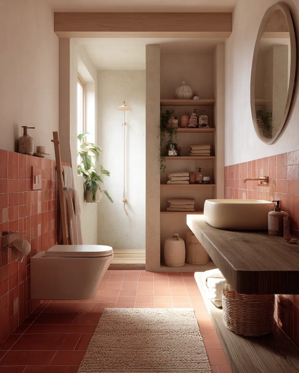 Terracotta Bathroom Decor Ideas