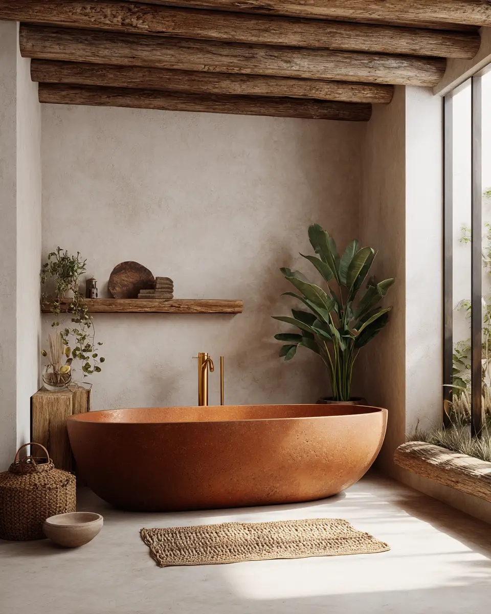 Terracotta Bathroom Decor Ideas