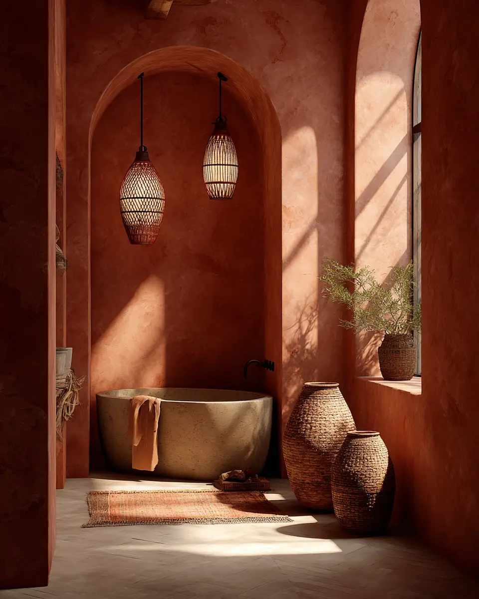 Terracotta Bathroom Decor Ideas