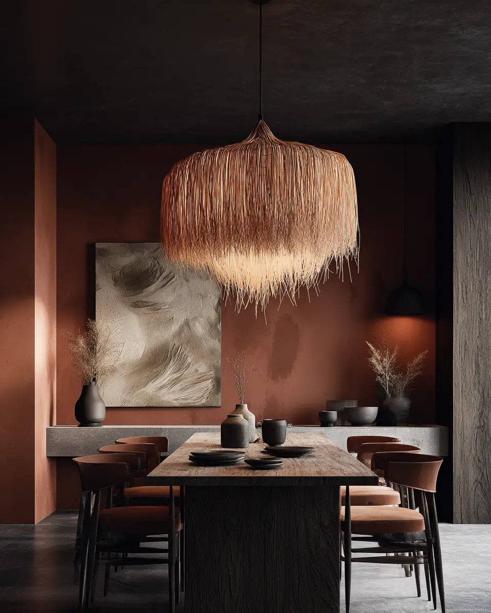 Terracotta Boho Dining Room Decor Ideas