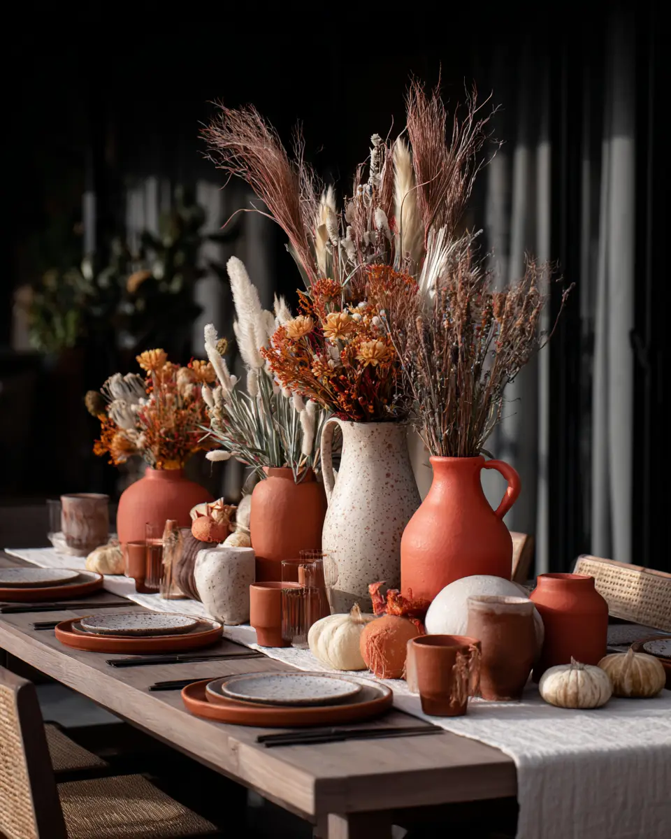 Terracotta Boho Dining Room Decor Ideas