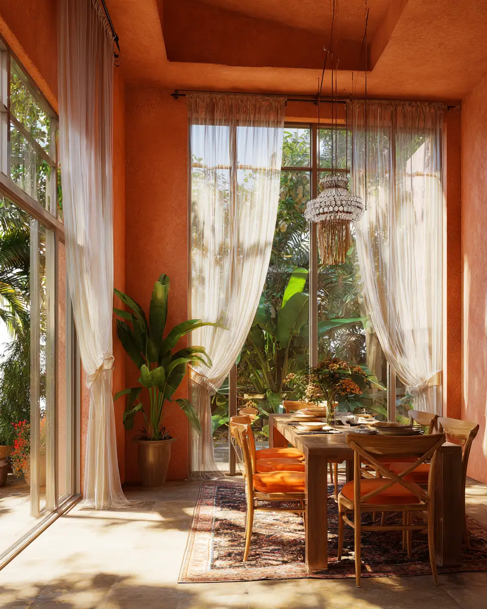 Terracotta Boho Dining Room Decor Ideas