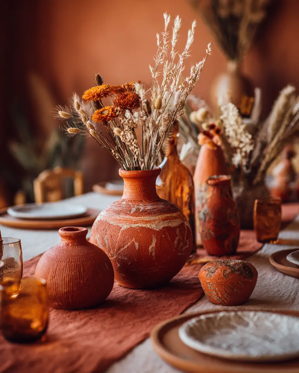 Terracotta Boho Dining Room Decor Ideas