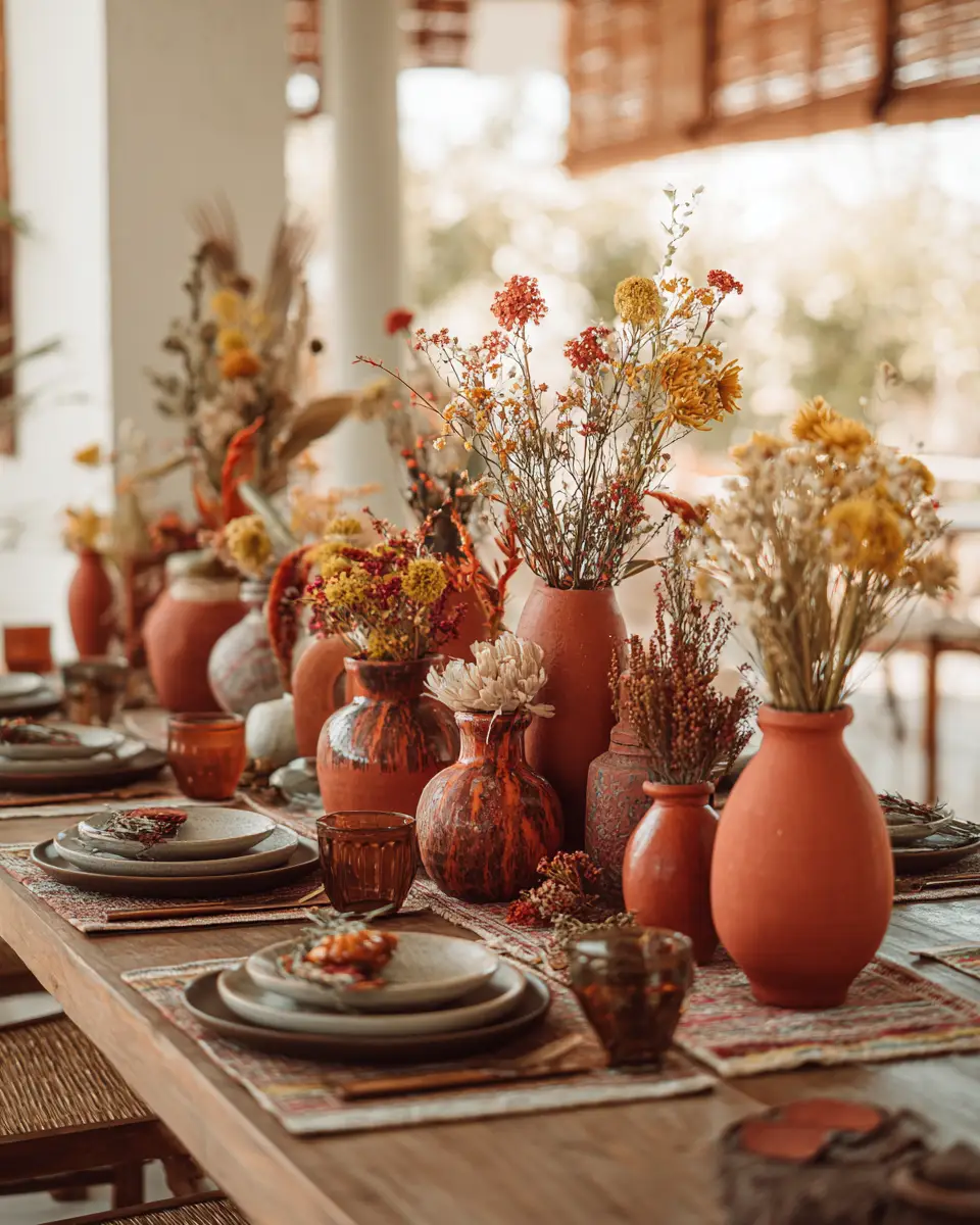 Terracotta Boho Dining Room Decor Ideas