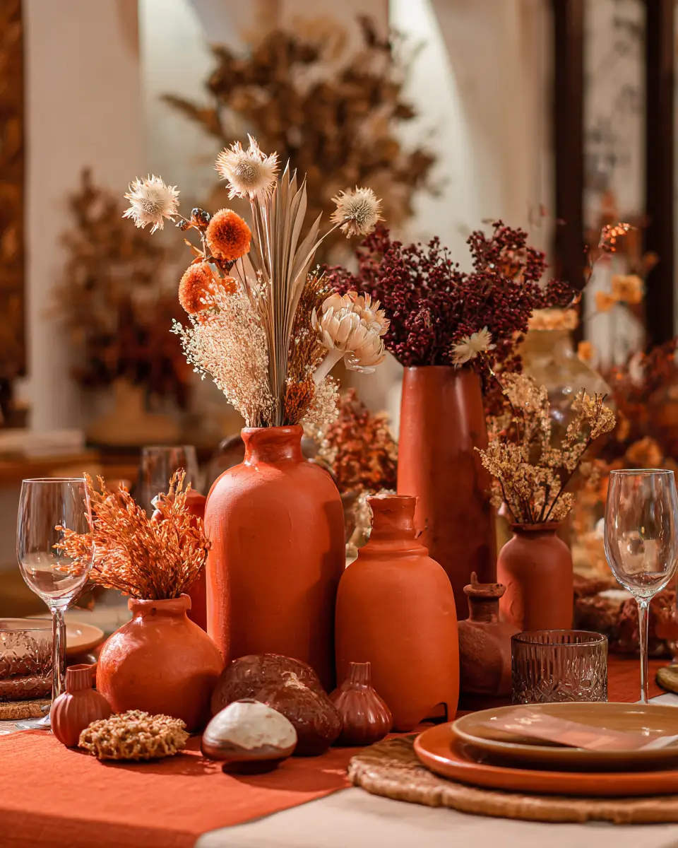 Terracotta Boho Dining Room Decor Ideas