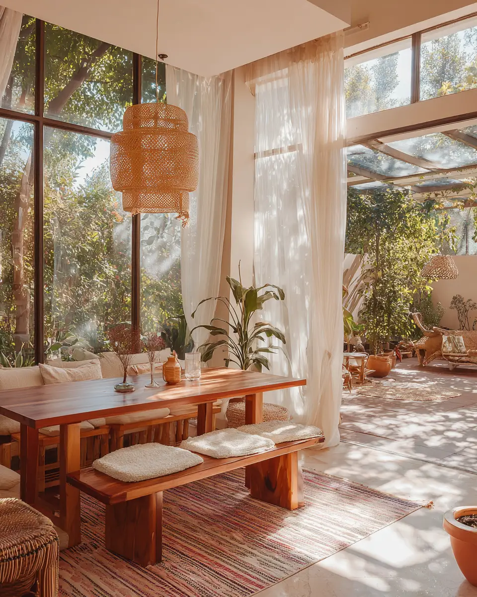 Terracotta Boho Dining Room Decor Ideas