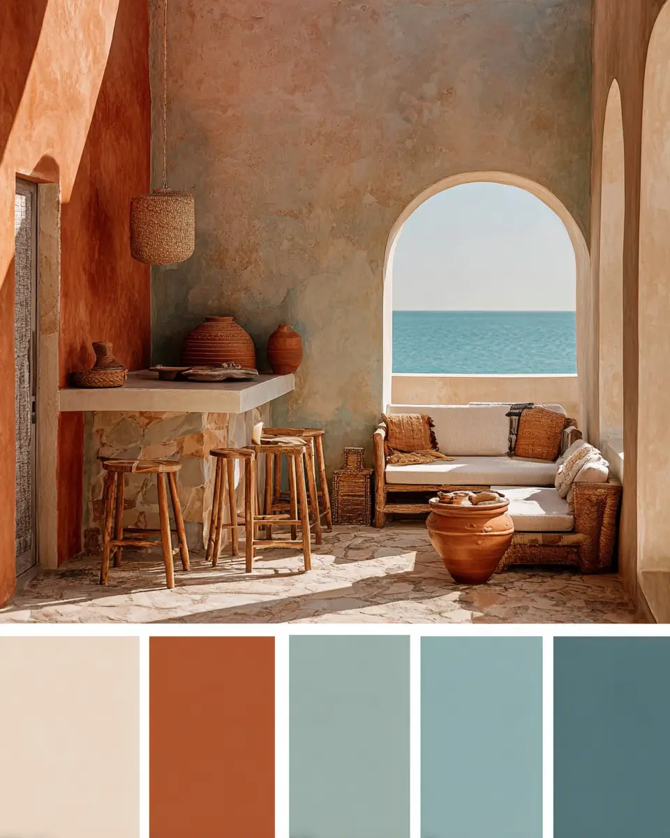 Terracotta Coastal Garage Decor Ideas