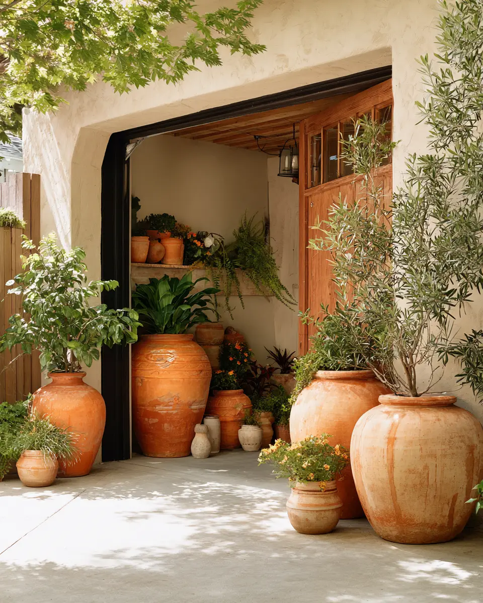 Terracotta Coastal Garage Decor Ideas