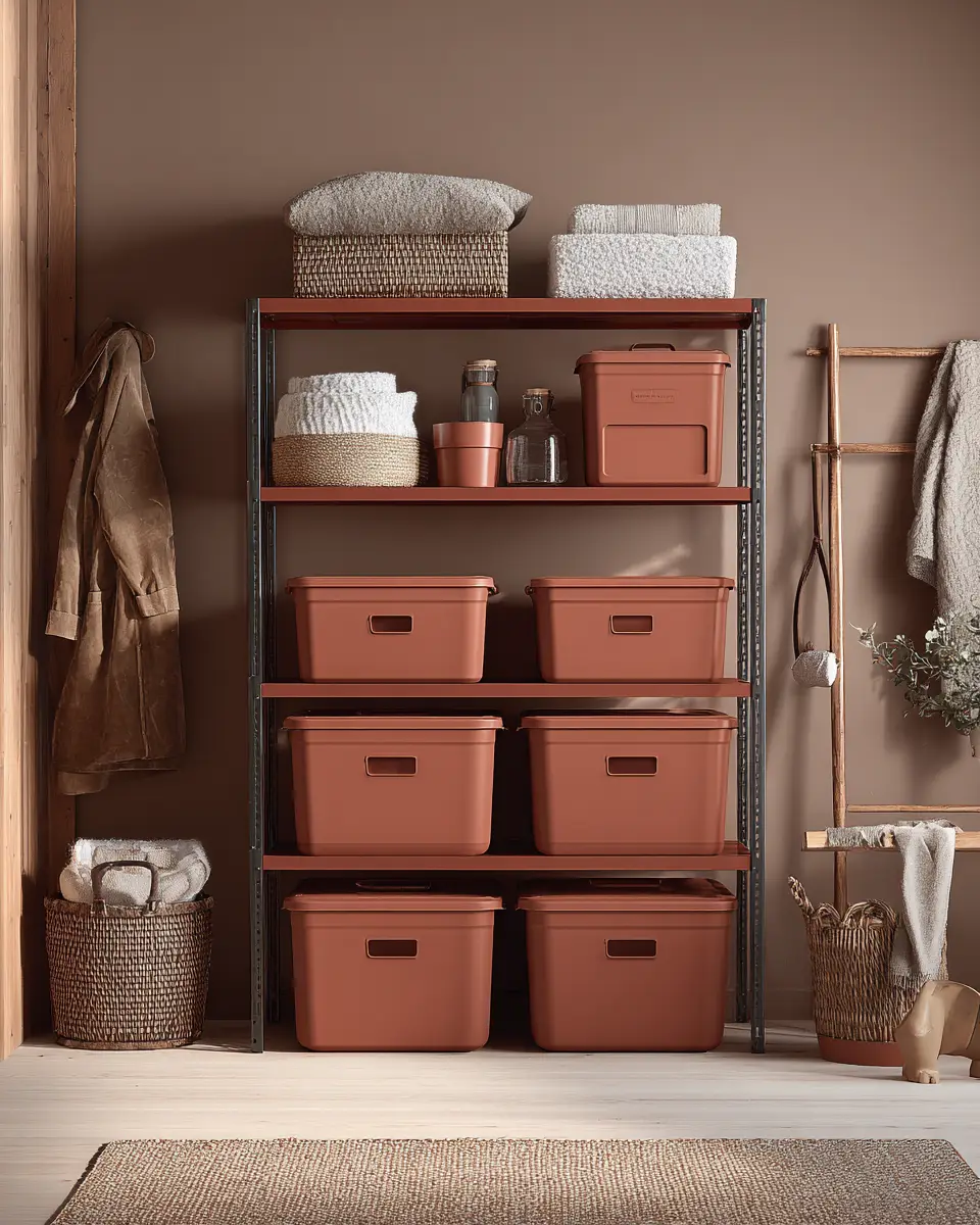 Terracotta Coastal Garage Decor Ideas