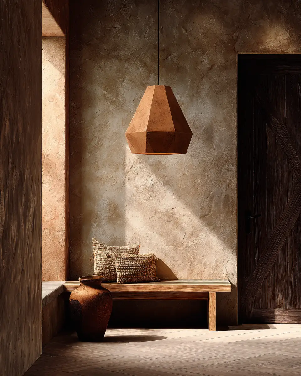 Terracotta Contemporary Entryway Decor Ideas