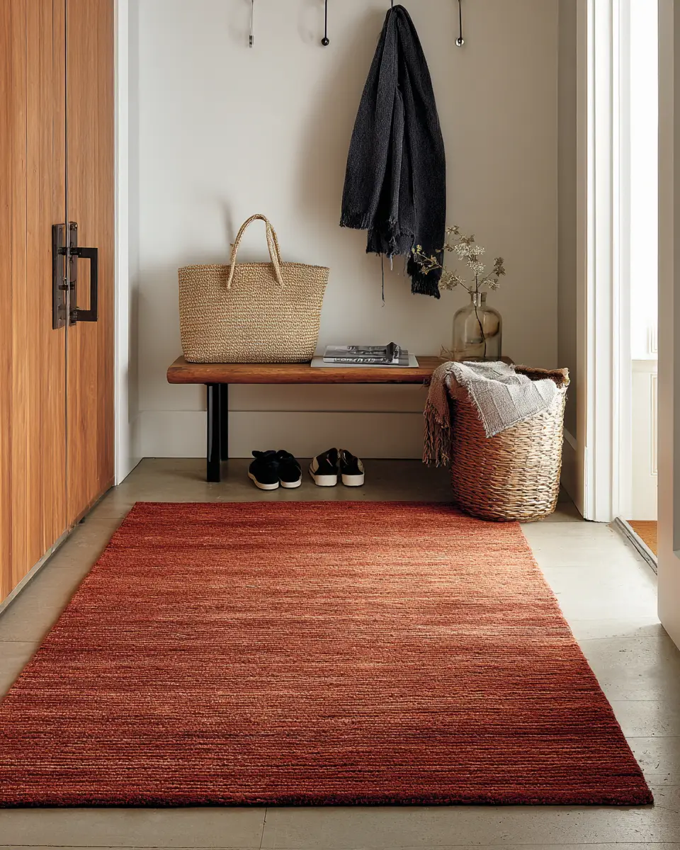 Terracotta Contemporary Entryway Decor Ideas