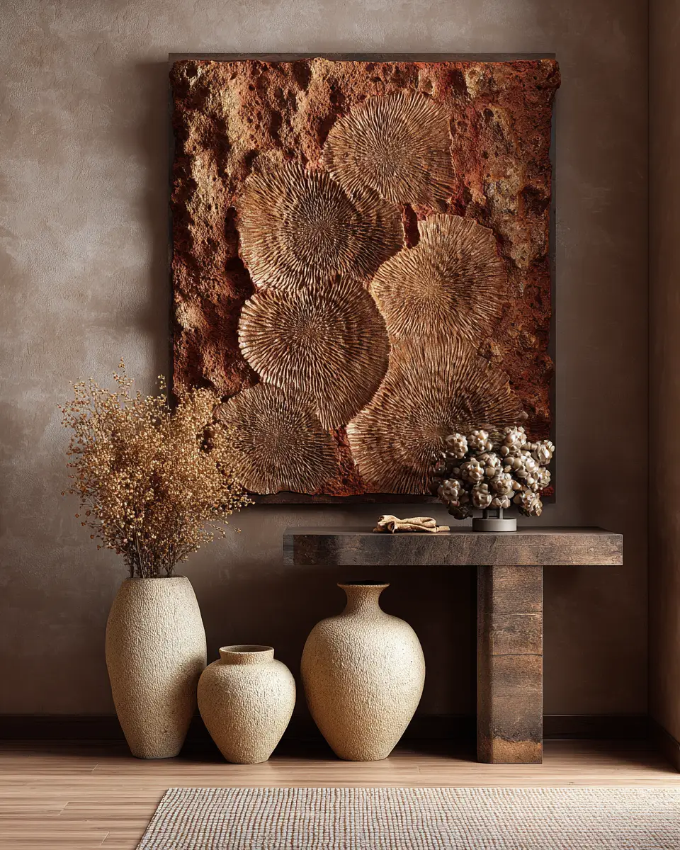 Terracotta Contemporary Entryway Decor Ideas